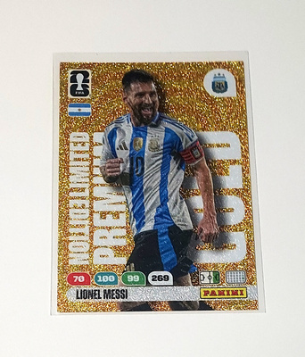 2026 Panini Adrenalyn XL FIFA World Cup Premium Gold - Messi