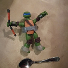 Turtles hahmo n.12 cm sinihuivinen 2000 ninja - pikkukuva 1