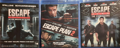 ESCAPE PLAN 1 - 3 BLU-RAY