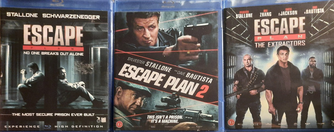ESCAPE PLAN 1 - 3 BLU-RAY