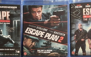 ESCAPE PLAN 1 - 3 BLU-RAY