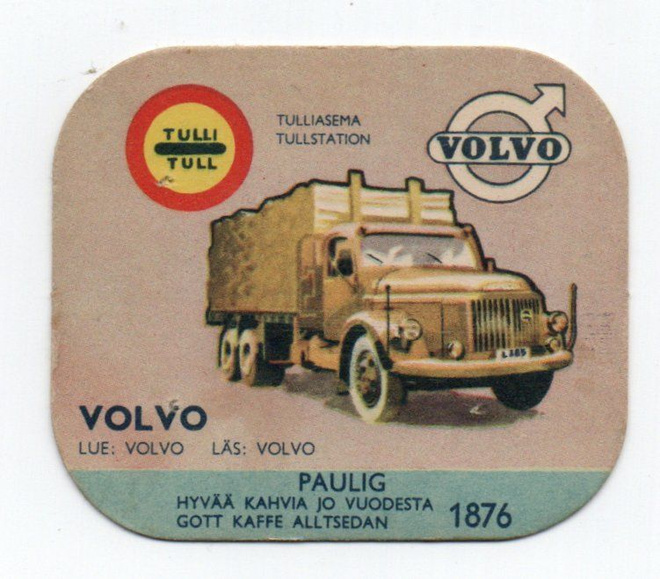 Kahvilappu Pasulig VOLVO