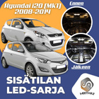 Hyundai i20 (MK1) Sisätilan LED-sarja 6-osainen - pikkukuva 1