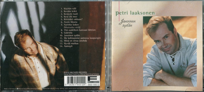 PETRI LAAKSONEN . CD-LEVY . JANOINEN SYDÄN