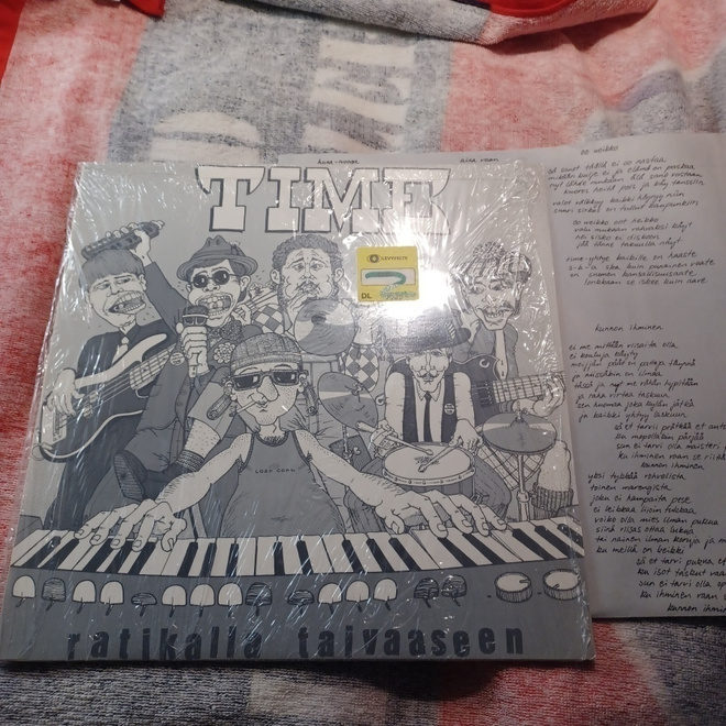 Time. Ratikalla taivaaseen lp pop rock ska LP