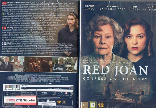 Red Joan	(52 736)	UUSI	-FI-	DVD			judi dench	2019	confession
