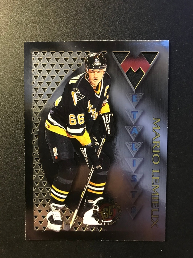 1995-96 Topps Stadium Club Metalists Mario Lemieux #M2