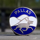 Matkailumerkki Pallas, Emalinen. Halkaisija - 18 mm. Ehjät e - pikkukuva 5