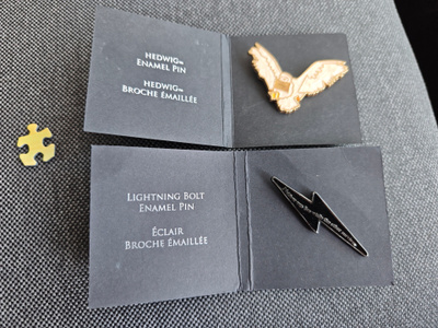 Upeat metalliset Loot Crate Harry Potter keräilypinssit pin