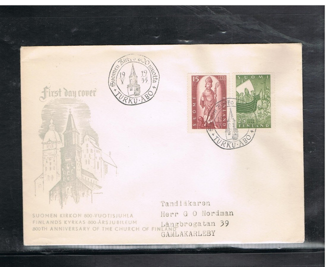 1955  Kirkko FDC