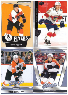 4 x OWEN TIPPET Flyers, Panthers