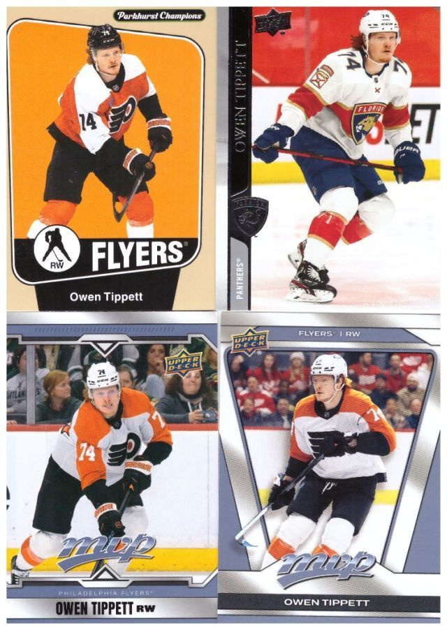 4 x OWEN TIPPET Flyers, Panthers