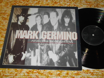 MARK GERMINO & SLUGGERS - Radartown - LP 1991 rock EX/EX