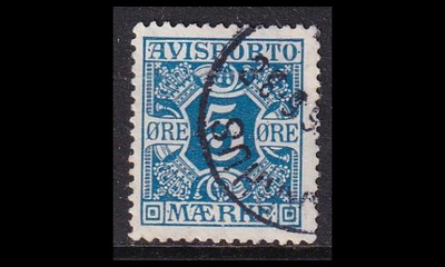 Tanska VM_2Y o Avisporto 5 öre (1914)