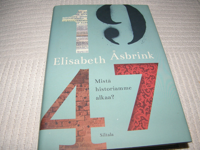 Elisabeth Åsbrink 1947 Mistä historiamme alkaa?   -sid