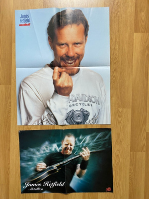 Metallica James Hetfield julisteet