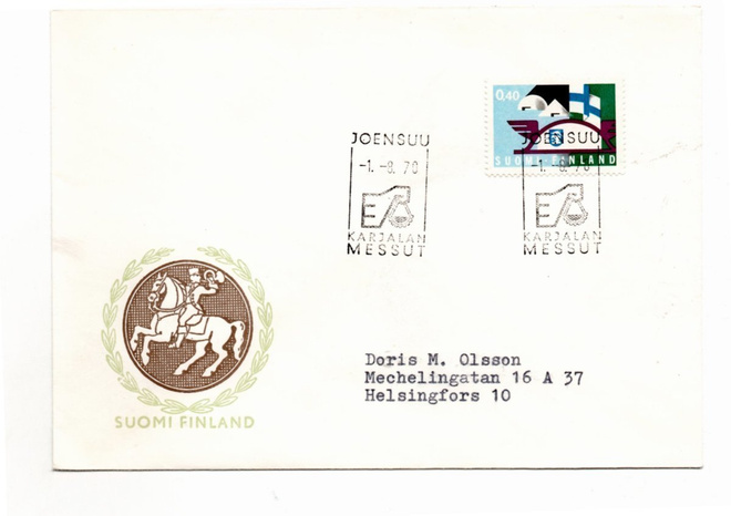 Joensuu: Karjalan Messut  (erikoisleima  1.8.1970)