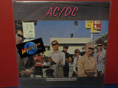 AC/DC - Dirty Deeds Done Dirt Cheap M-/EX+ LP