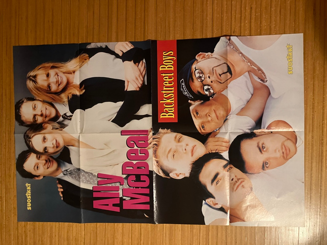 SUOSIKKI JULISTE BACKSTREET BOYS JA GRAAF HYVÄ
