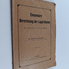 Hermann Schubert : Elementare Berechnung der Logarithmen - pikkukuva 1