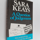 Sara Keays : A Question of Judgement - pikkukuva 1