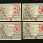Saksa Notgeld 4 x 50 Pfennig, Calcar 1922 - pikkukuva 2