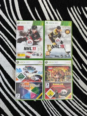 Neljä Xbox360 peliä