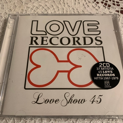 LOVE SHOW 45: 2CD * 37 artistia * 45 Love Records hittiä