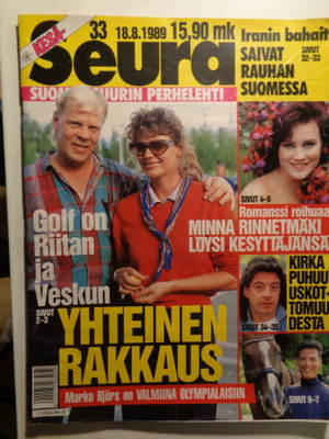 Seura lehti Nro 33/1989 (26.10)