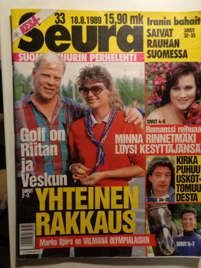 Seura lehti Nro 33/1989 (26.10)