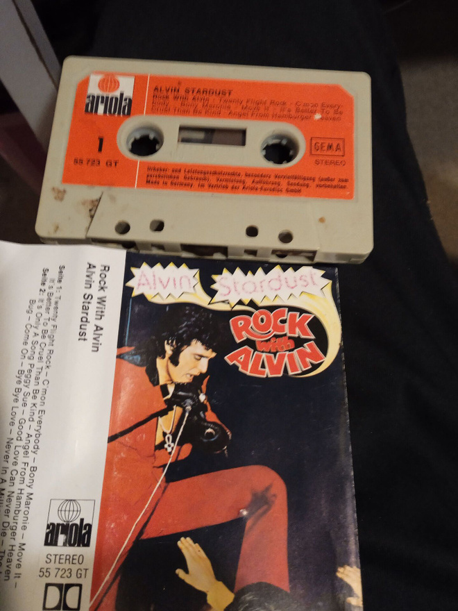 C- KASETTI: ALVIN STARDUST : : ROCK WITH ALVIN
