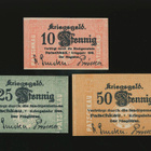 Saksa Notgeld 10, 25, 50 Pfg, Patschkau 1918 - pikkukuva 1
