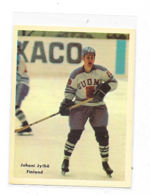 1970-71 Mästar Serie # Juhani Jylhä , Suomi & Lukko