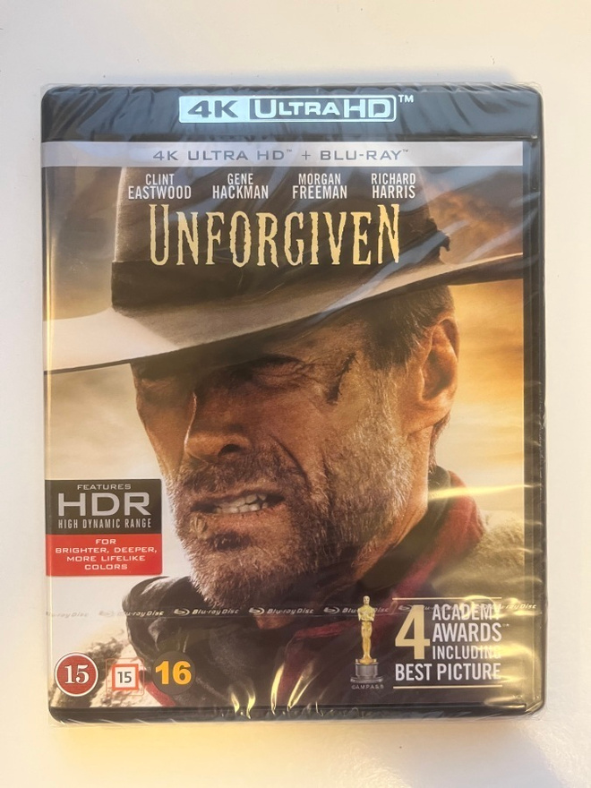 Armoton - Unforgiven (4K Ultra HD + Blu-ray) 1992 (UUSI)