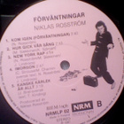 NIKLAS ROSSTRÖM ::: FÖRVÄNTNINGAR  ::: VINYYLI  LP      1987 - pikkukuva 4