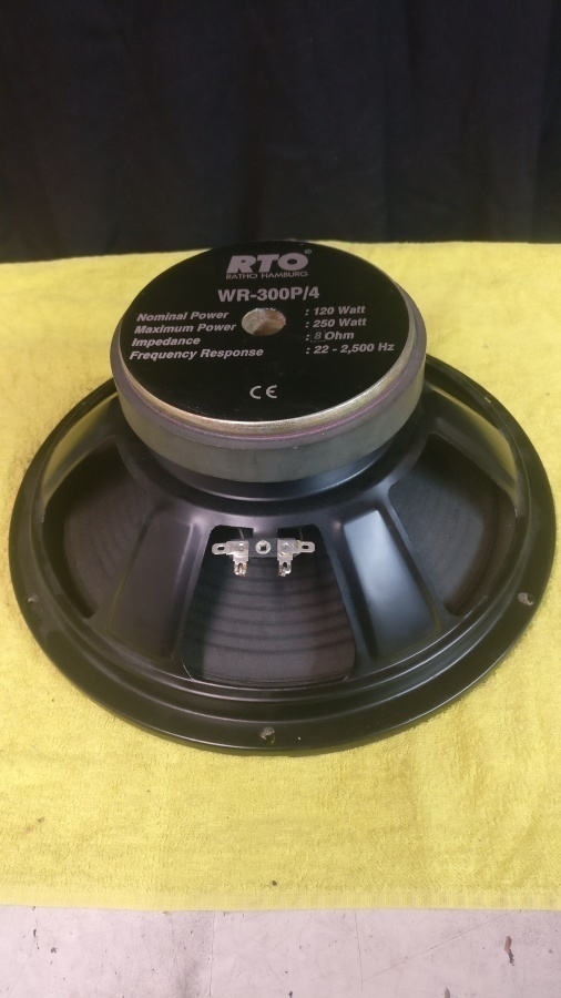 Kaiutielementti RTO WR-300P/4 12"