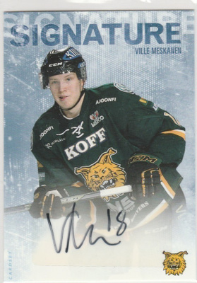 2016/17 Cardset Signature Ville Meskanen , Ilves