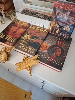 Da Vincin Koodi,Enkelit & Demonit,Inferno(3-Dvd)+Kirjat