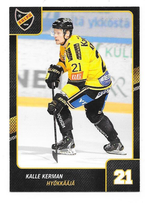 2013-14 CardSet #250 Kalle Kerman Kalpa