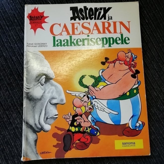 Asterix ja Caesarin laakeriseppele, 1. painos ALE!