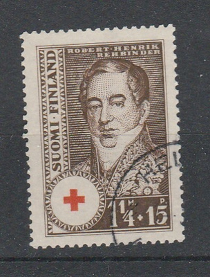 Suomi 1936, PR merkki 1,25mk+15p,  , leimattu