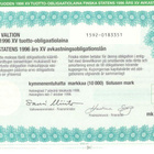 OKK obligaatio Kolme SV obligaatio 1996-7 Sauli Niinistö - pikkukuva 4