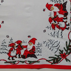 Retro joululiina 75 cm x 73 cm puuvillaa - pikkukuva 4