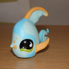 LITTLEST PET SHOP sininen ENKELIKALA, KALA #831 - pikkukuva 1