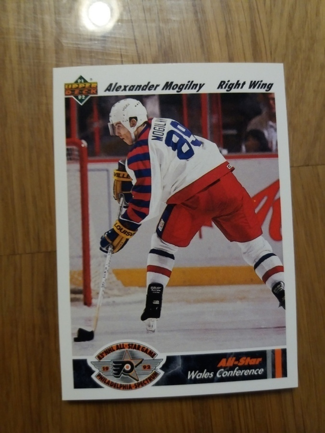1991-92 Upper Deck English #618 Alexander Mogilny