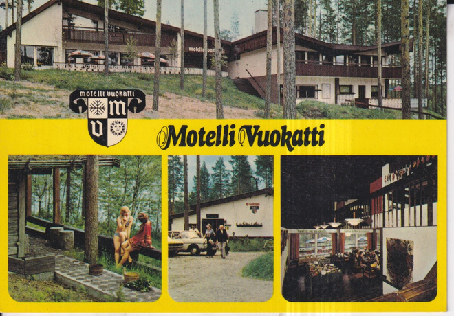 Sotkamo. Motelli Vuokatti, sommitelmakortti ,  e167