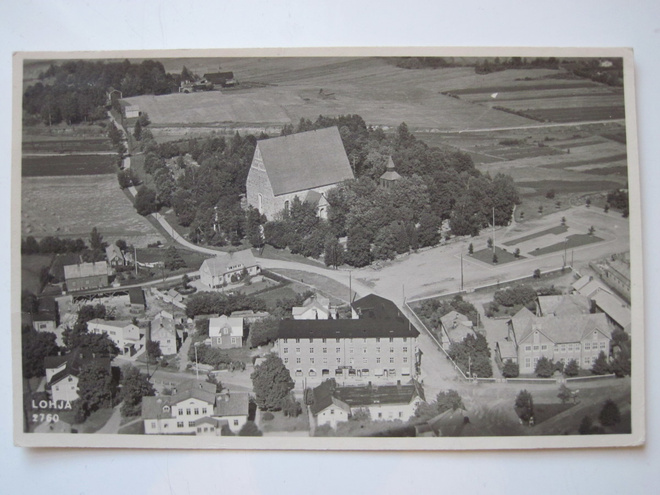 VANHA Postikortti Lohja 1940-luku Karhumäki