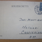 VANHA Postikortti Taittokortti Helsinki Rautatie Asema 1955 - pikkukuva 4