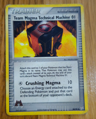 trainer Team Magma Technical Machine 2004