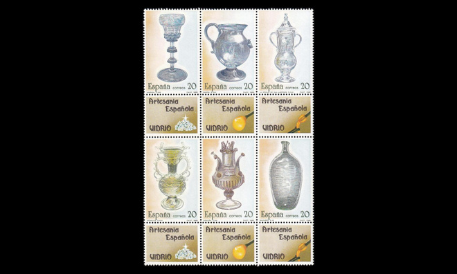 Espanja 2820-5sb ** Taidekäsitöitä (1988)